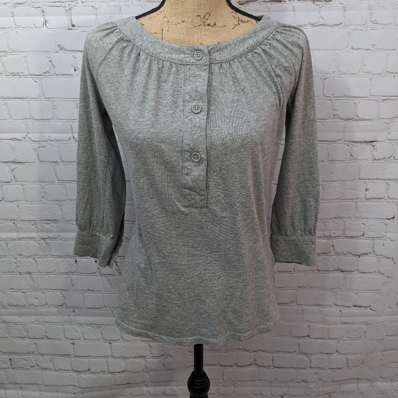 Banana Republic Factory Henley Shirt Small - Picture 1 of 7